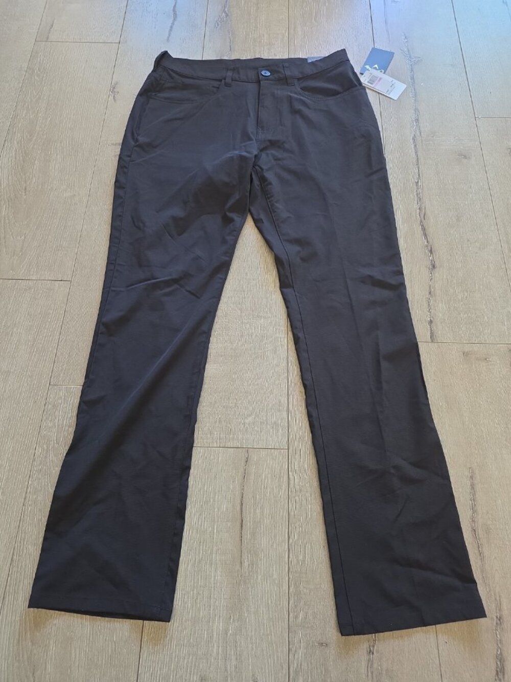 Callaway Mens Stretch 5-Pocket Golf Pant Black Heather Gray size 32 X 32 NWT